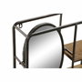 DKD Home Decor Estantería de Metal y MDF Marrón Claro
