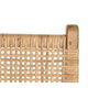 DKD Home Decor Silla de Teca y Ratán Marrón Claro