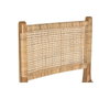 DKD Home Decor Silla de Teca y Ratán Marrón Claro