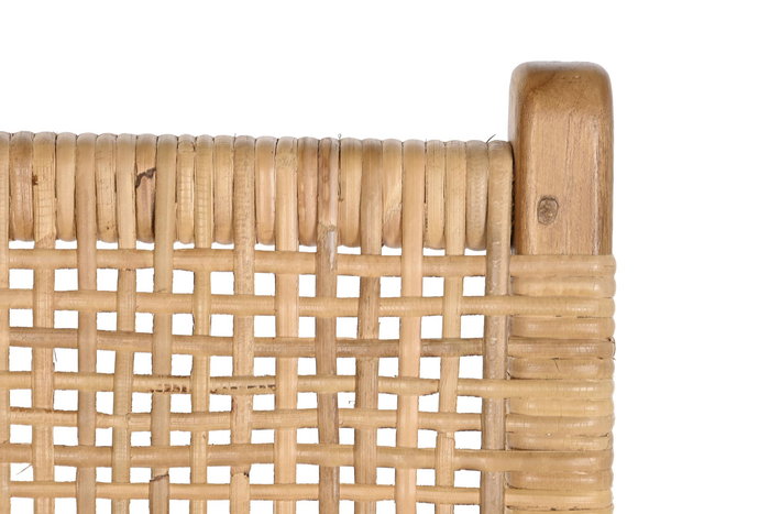 DKD Home Decor Silla Marron Claro Natural 51 x 86 x 55 cm