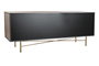 Mueble Tv Moderno DKD Home Decor Marron Oscuro Dorado 35 x 55 x 140 cm