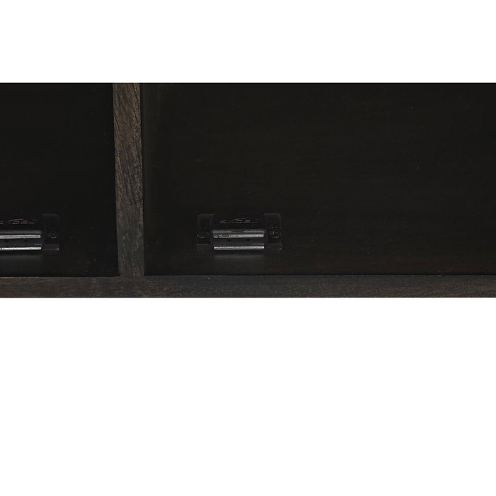 DKD Home Decor Buffet de Mango y Ratán Marrón 155x40x61,5 cm