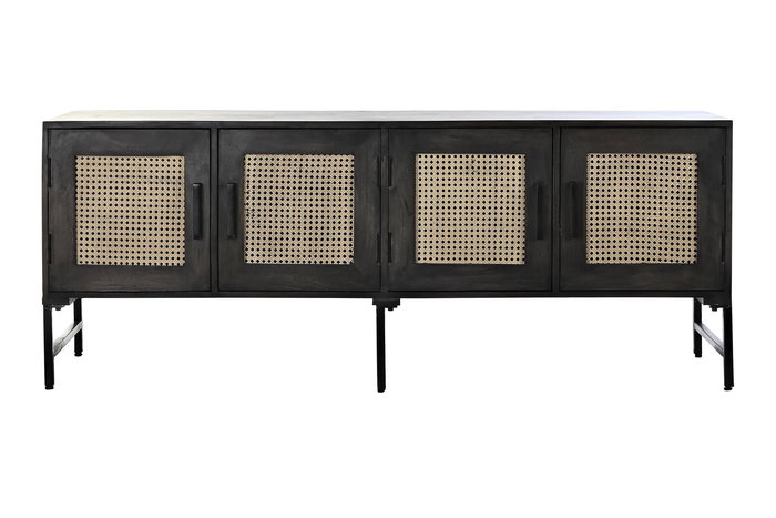 DKD Home Decor Buffet Balines Marron Mango Ratan 4 Puertas 155 x 40 x 61.5 cm DKD Home Decor Buffet Balines Marron Mango Ratan 4 Puertas 155 x 40 x 61.5 cm