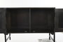 DKD Home Decor Buffet Balines Marron Mango Ratan 4 Puertas 155 x 40 x 61.5 cm