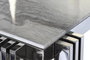 DKD Home Decor Consola Plateado Blanco 45 x 78 x 120 cm Acero Cristal