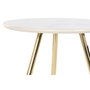 DKD Home Decor Set de 2 Mesitas Auxiliares de Símil Mármol