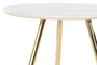 DKD Home Decor Set de 2 Mesitas Auxiliares de Símil Mármol
