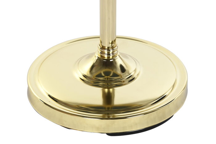 DKD Home Decor Mesita Auxiliar Glam Dorado Laton Espejo 42.5 x 49 x 42.5 cm