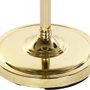 DKD Home Decor Mesita Auxiliar de Latón y Espejo Dorado