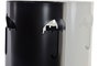 DKD Home Decor Paraguero Moderno Blanco Negro Acero 19 x 47 x 19 cm (2 Unidades)