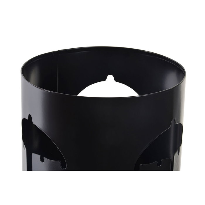 DKD Home Decor Paragüero de Acero Blanco y Negro 19x19x47 cm
