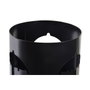DKD Home Decor Paragüero de Acero Blanco y Negro 19x19x47 cm