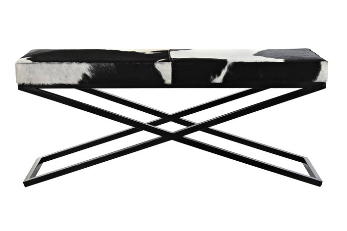 Descalzadora Colonial DKD Home Decor Negro Marron 40 x 50 x 120 cm