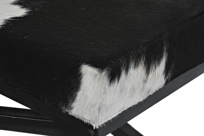 Descalzadora Colonial DKD Home Decor Negro Marron 40 x 50 x 120 cm