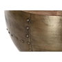 DKD Home Decor Mesa de Centro de Mango y Metal Dorado