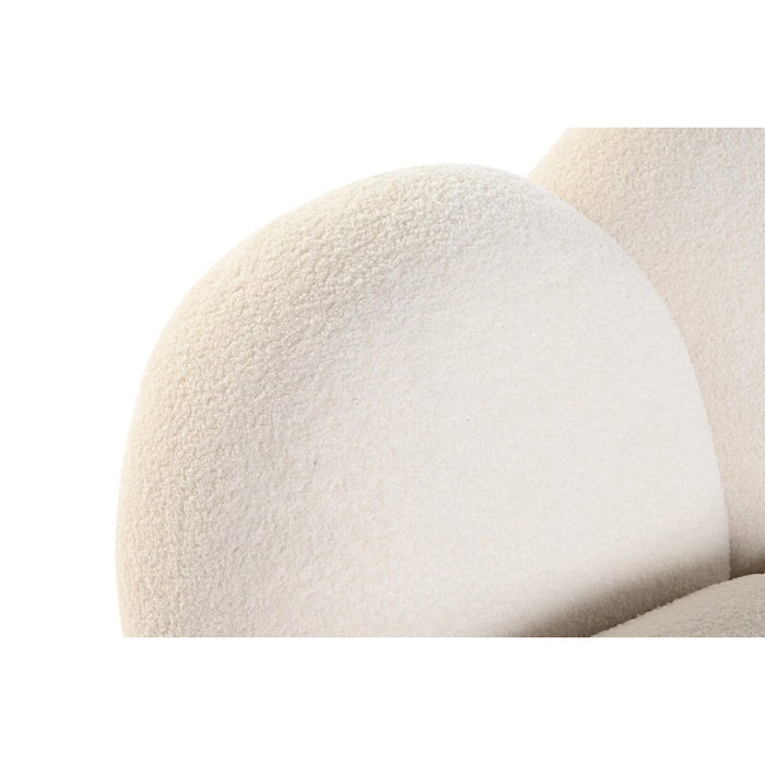DKD Home Decor Sofá Nube Borreguito Blanco