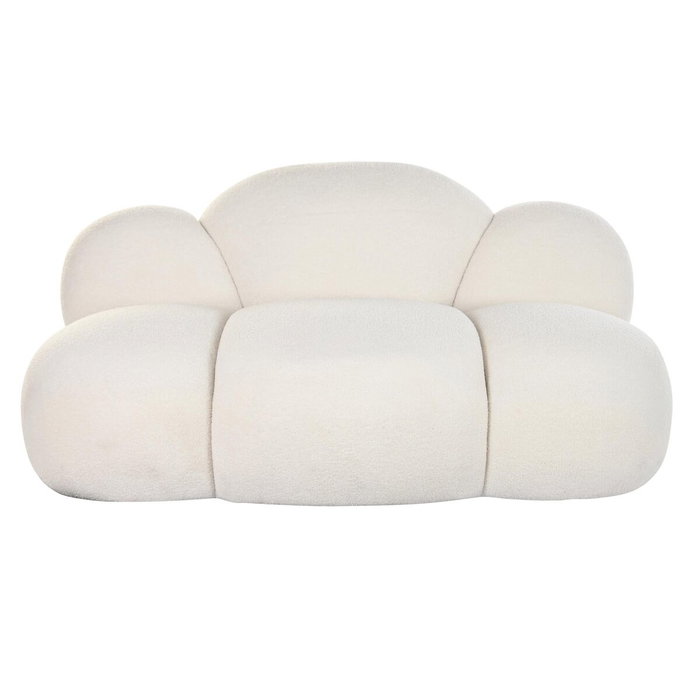 DKD Home Decor Sofá Nube Borreguito Blanco