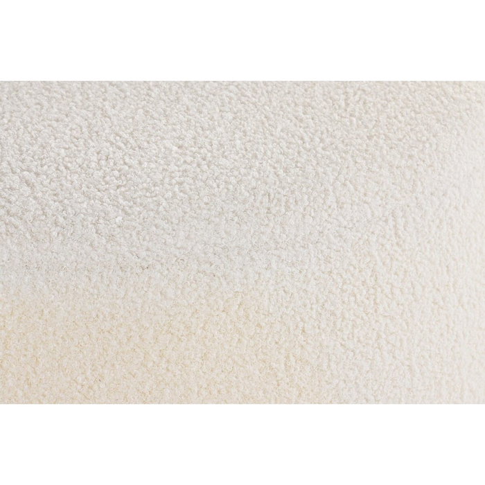 DKD Home Decor Sillón de Poliéster Borreguito Blanco