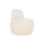 DKD Home Decor Sillón de Poliéster Borreguito Blanco