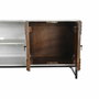 DKD Home Decor Mueble TV Mango y Metal 180x40x60 Blanco