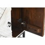 DKD Home Decor Mueble TV Mango y Metal 180x40x60 Blanco