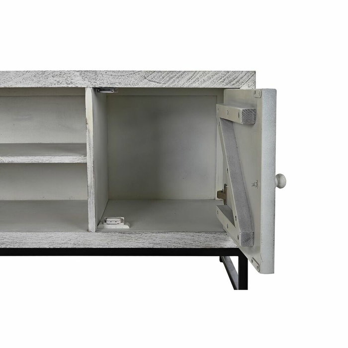 DKD Home Decor Mueble TV Mango y Metal Mandala Blanco 130x40x55 DKD Home Decor Mueble TV Mango y Metal Mandala Blanco 130x40x55