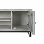 DKD Home Decor Mueble TV Mango y Metal Mandala Blanco 130x40x55