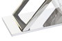DKD Home Decor Consola Moderno Blanco Plateado 120 x 40 x 75 cm