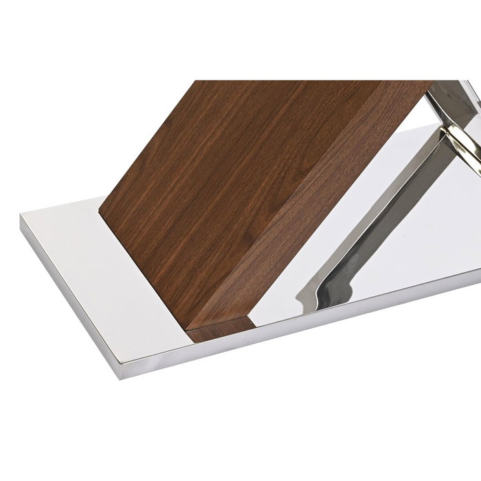 DKD Home Decor Consola de Acero y Cristal Transparente 120x40x75