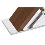 DKD Home Decor Consola de Acero y Cristal Transparente 120x40x75
