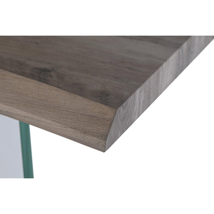 DKD Home Decor Consola de Cristal y MDF Gris Claro