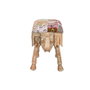 DKD Home Decor Descalzadora de estilo Indio con diseño Elefante, Multicolor