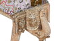 DKD Home Decor Descalzadora de estilo Indio con diseño Elefante, Multicolor