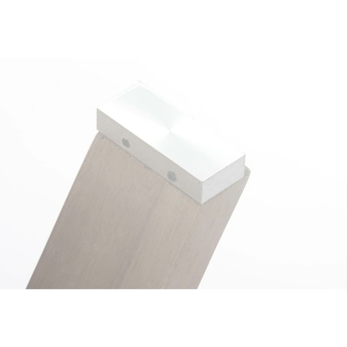DKD Home Decor Mesa de Centro REBECA de Nogal y Cristal 130x70x42 cm