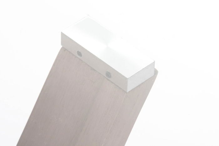 DKD Home Decor Mesa Centro Rebeca Moderno Nogal Cristal Marron Claro Transparente 130 x 70 x 42 cm