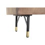 Mueble de TV DKD Home Decor Marrón oscuro Metal Madera de mango (130 x 45 x 60 cm)