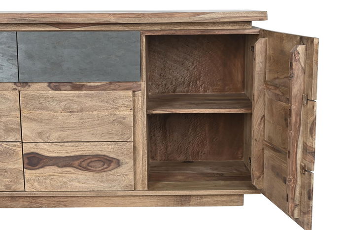 DKD Home Decor Buffet Natural Gris 175 x 45 x 72 cm