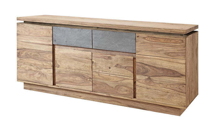 DKD Home Decor Buffet Natural Gris 175 x 45 x 72 cm