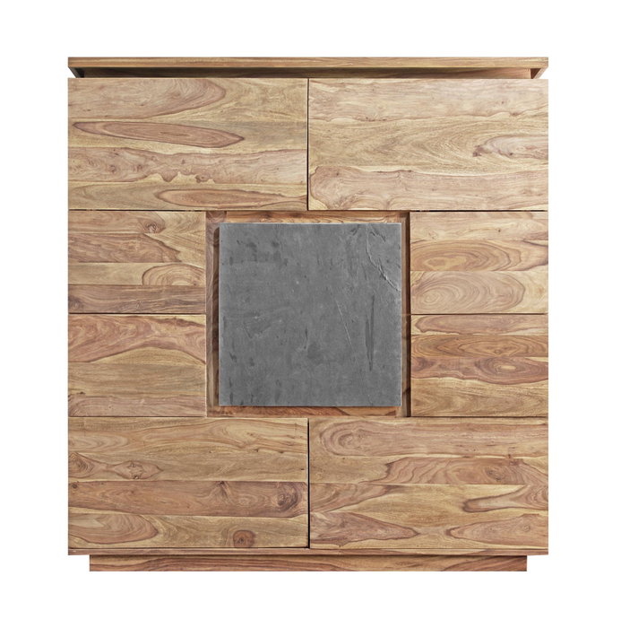 DKD Home Decor Armario Sheesham Marrón 145x40x155