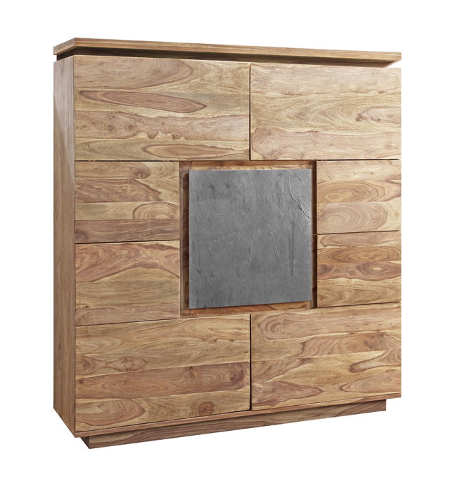 DKD Home Decor Armario Sheesham Marrón 145x40x155