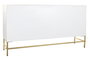 DKD Home Decor Buffet Moderno Cruz rombo Blanco Dorado 157 x 43 x 84 cm
