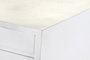 DKD Home Decor Buffet Moderno Cruz rombo Blanco Dorado 157 x 43 x 84 cm