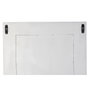 DKD Home Decor Espejo de Mango Rombo Blanco 154x94x4 cm