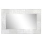 DKD Home Decor Espejo de Mango Rombo Blanco 154x94x4 cm