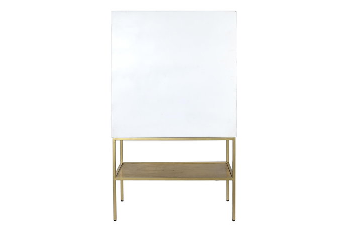 DKD Home Decor Aparador Moderno Blanco Dorado 44 x 152 x 91 cm