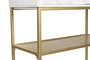 DKD Home Decor Aparador Moderno Blanco Dorado 44 x 152 x 91 cm