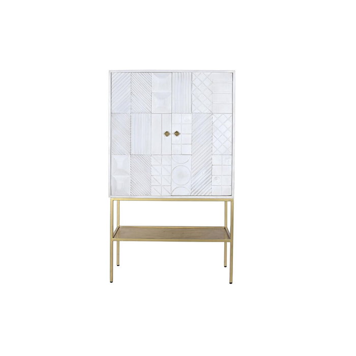 DKD Home Decor Aparador Moderno Blanco Dorado 44 x 152 x 91 cm DKD Home Decor Aparador Moderno Blanco Dorado 44 x 152 x 91 cm