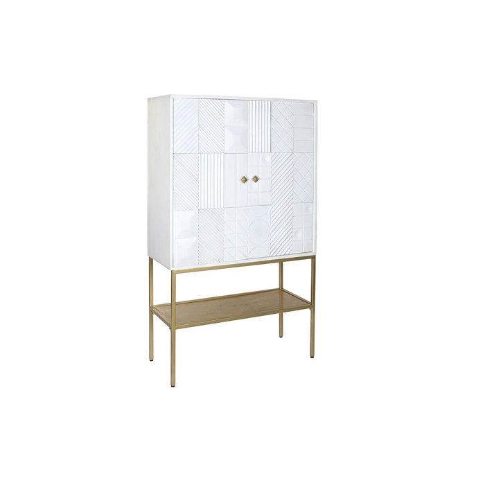 DKD Home Decor Aparador Moderno Blanco Dorado 44 x 152 x 91 cm DKD Home Decor Aparador Moderno Blanco Dorado 44 x 152 x 91 cm