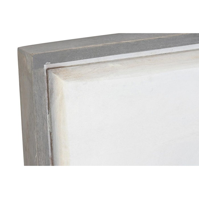 DKD Home Decor Espejo de Mango Rombo Blanco 154x94x4 cm