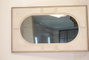 DKD Home Decor Espejo de Mango Rombo Blanco 154x94x4 cm